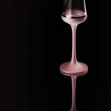 Delight Old Pink hand-painted crystal liquer glass 65 ml