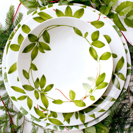 Fil Rouge Foglie - coupe soup plate