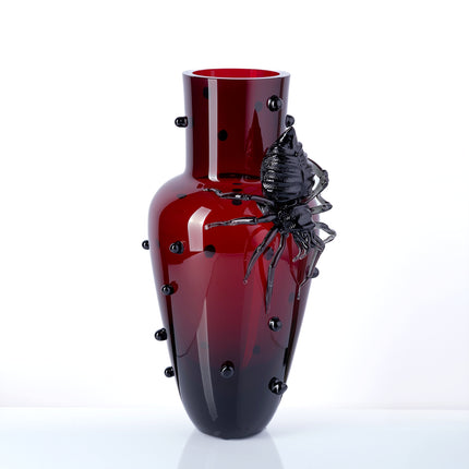 Dark Cave Animals vase (spider II.) - collectible unique