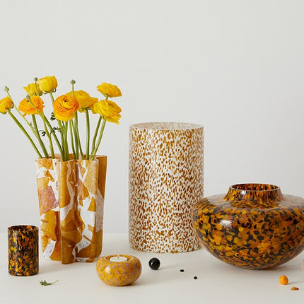 Leopardo olla vase 19 cm