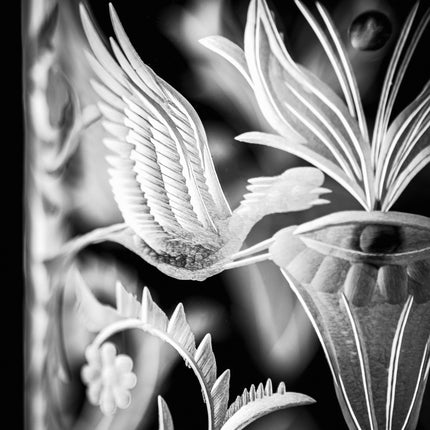 Evpas hand-engraved crystal water glass 470 ml