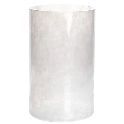 Opaline white vase 20 cm