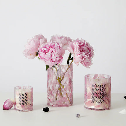 Ruby vase 20 cm