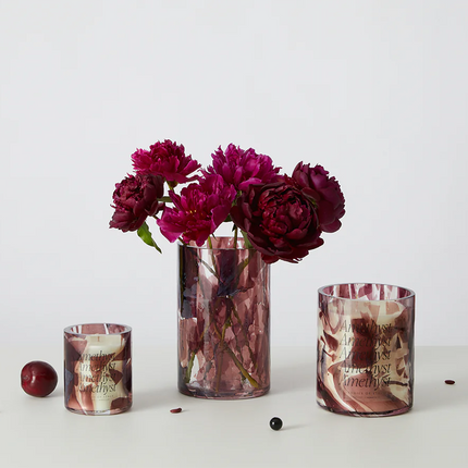 Amethyst vase 20 cm