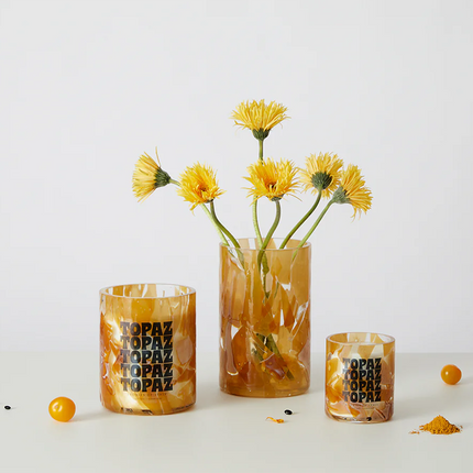 Topaz vase 20 cm