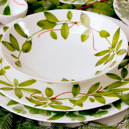 Fil Rouge Foglie - coupe soup plate