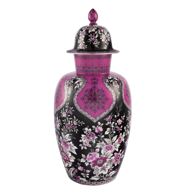 MEISSEN Opulent oriental painting vase, limited edt.