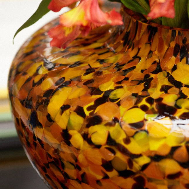 Leopardo olla vase 19 cm