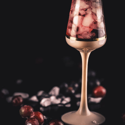 Delight Cream hand-painted crystal liquer glass 65 ml