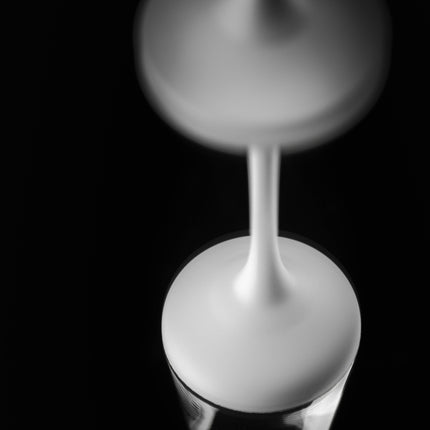 Delight White hand-painted crystal liquer glass 65 ml