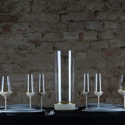 Delight Cream hand-painted crystal spirit glass 50 ml