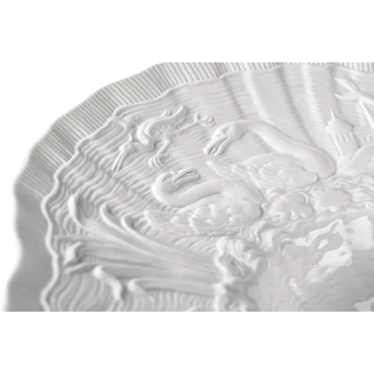 MEISSEN Swan gourmet plate deep
