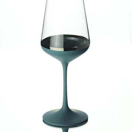 Delight Dark Ocean hand-painted crystal red wine glass 350 ml