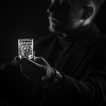Evpas hand-engraved crystal spirit glass 60 ml