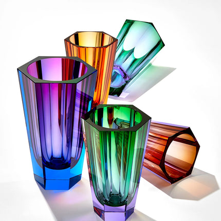 MOSER Purity vase 28 cm - Alexandrite green