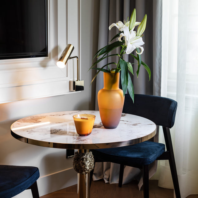 Garden Basic matt vase - Amber