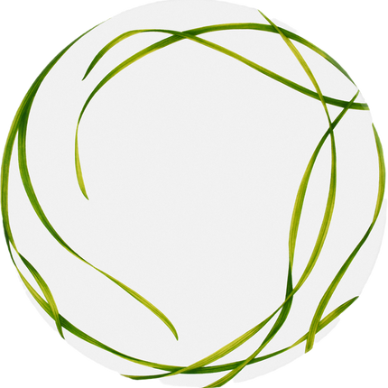 Life in Green - dinner plate