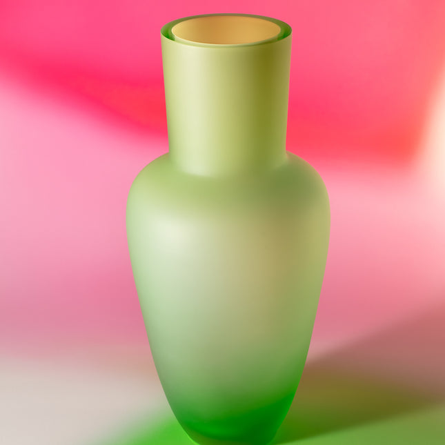 Garden Misty vase - green matt, limited edt.