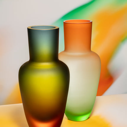 Garden Misty vase - orange matt, limited edt.