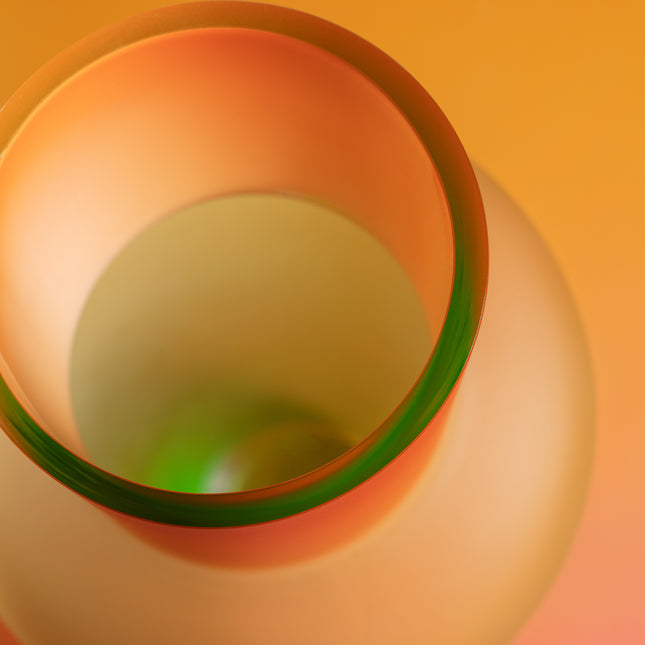 Garden Misty vase - orange matt, limited edt.