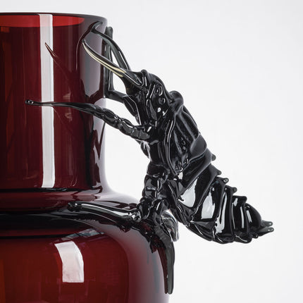 Dark Cave Animals vase (cockroach) - collectible unique