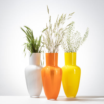 Garden Basic opaque vase - yellow