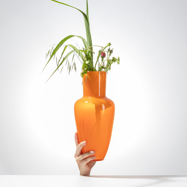 Garden Basic opaque vase - orange