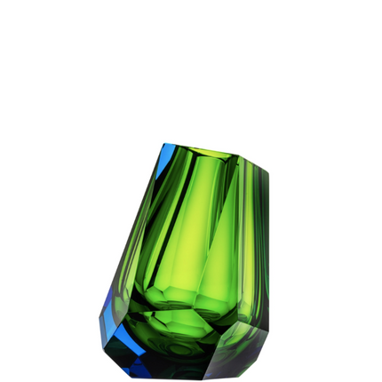 MOSER Pear vase 20 cm- Aquamarine reseda
