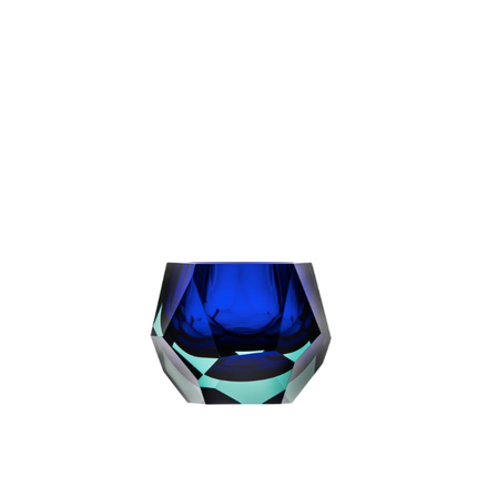 MOSER Pear bowl 11 cm - beryl blue