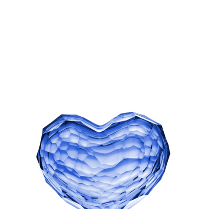 MOSER Heart 20,5 cm - Aquamarine