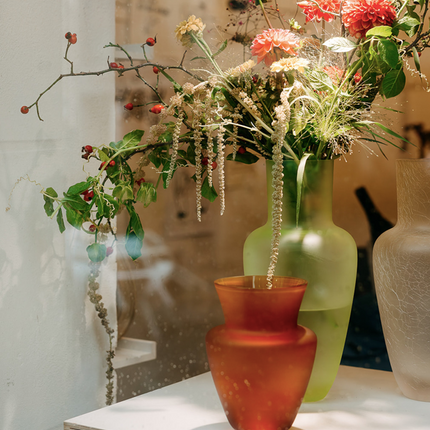 Garden Basic matt vase - Uranium