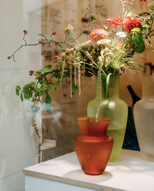Garden Basic matt vase - Uranium