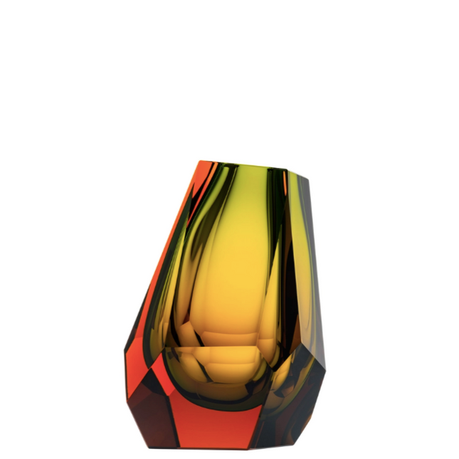 MOSER Pear vase 20 cm - Topaz reseda