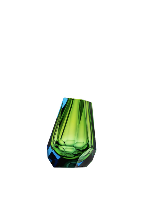 MOSER Pear vase 13 cm - Aquamarine reseda