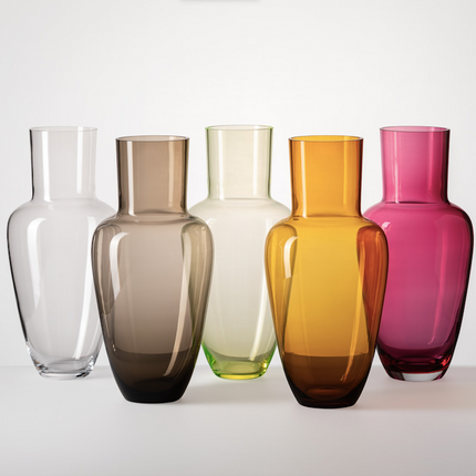 Garden Basic transparent vase- Winy purple