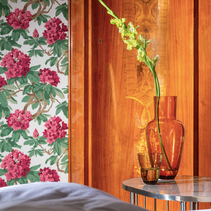 Garden Basic transparent vase- Amber