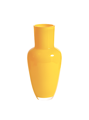 Garden Basic opaque vase - yellow