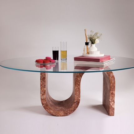 MEDUSA - red travertine