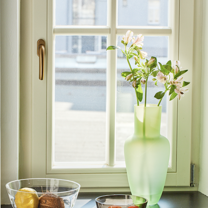 Garden Misty vase - green matt, limited edt.