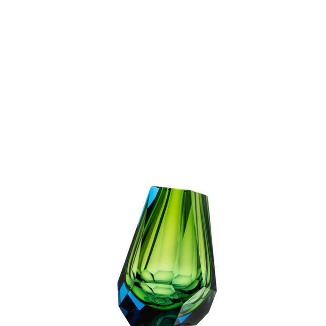 MOSER Pear vase 13 cm - Aquamarine reseda