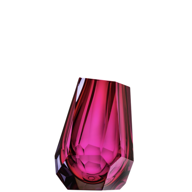 MOSER Pear vase 20 cm - Alexandrite rose