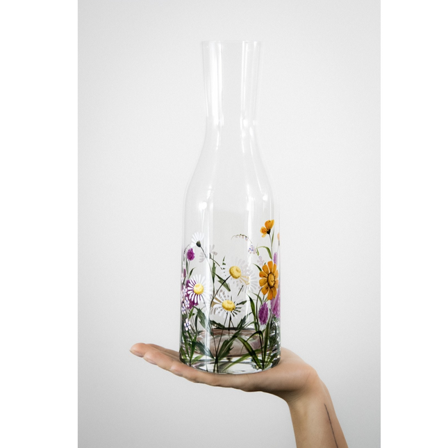 Evpas Lush hand-painted water crystal bottle 1000 ml - limited edt.