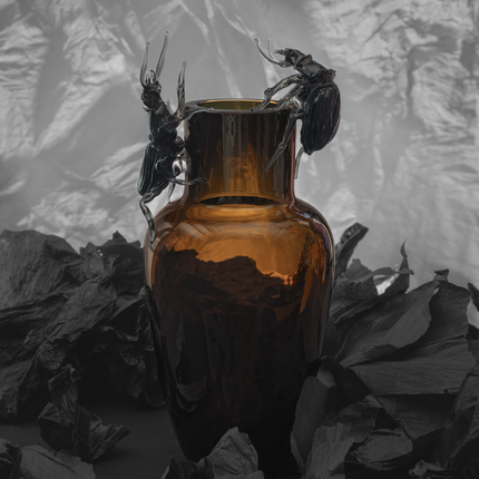 Dark Cave Animals vase (bugs) - collectible unique