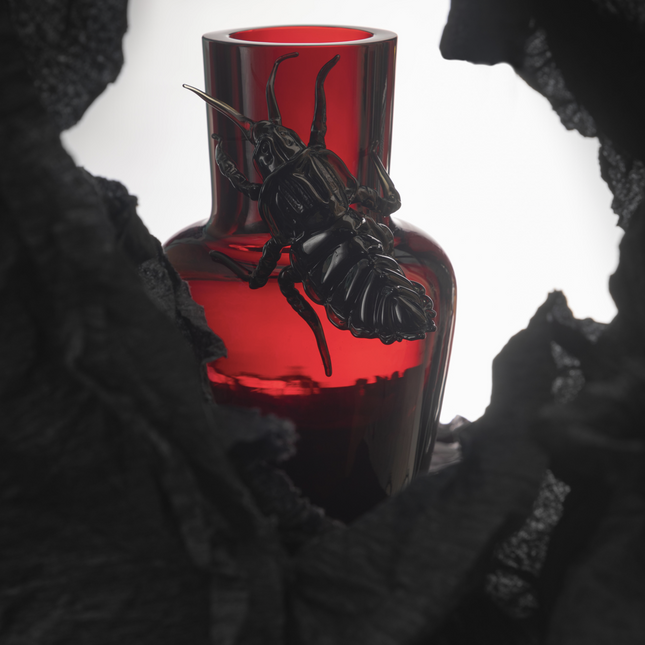 Dark Cave Animals vase (cockroach) - collectible unique