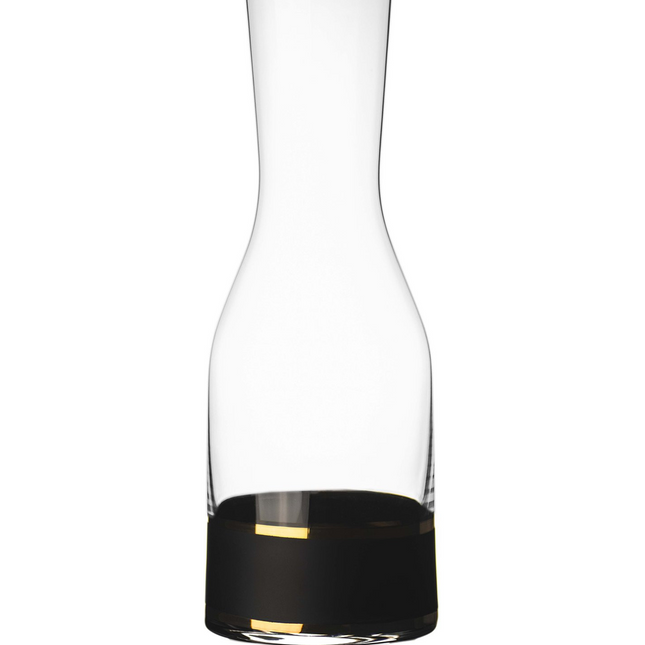 Delight Black hand-painted crystal water carafe 850 ml