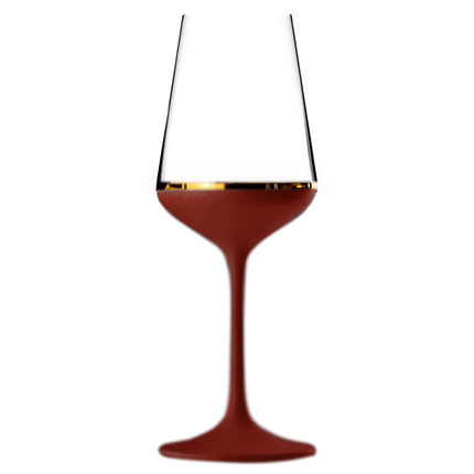 Delight Garnet hand-painted crystal red wine glass 350 ml