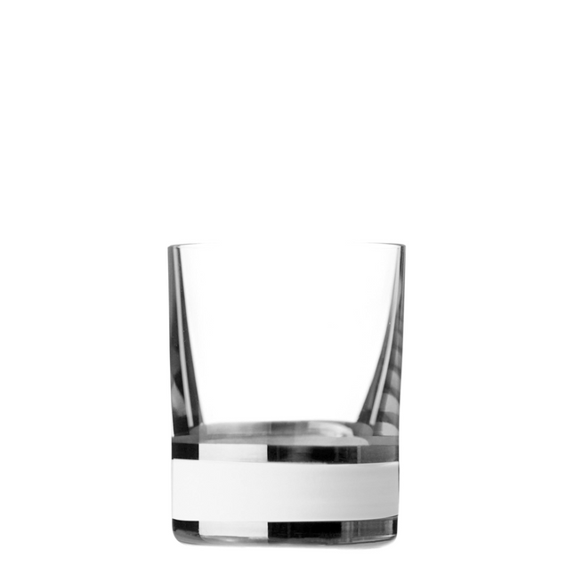 Delight White hand-painted crystal spirit glass 60 ml