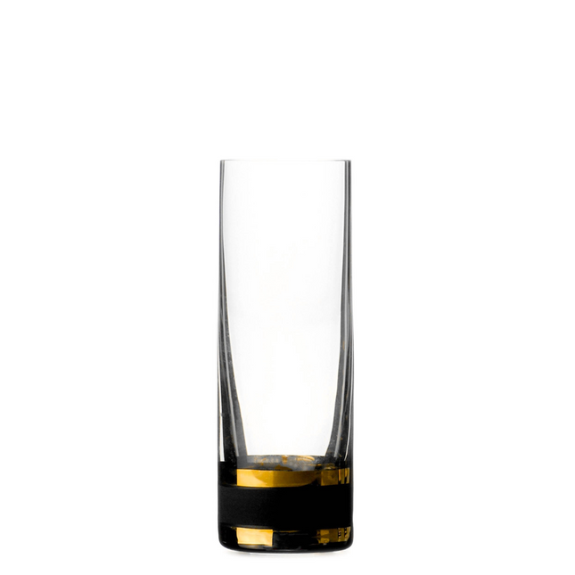 Delight Black hand-painted crystal spirit glass 50 ml