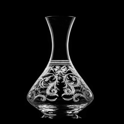 Evpas hand-engraved crystal wine decanter 1500 ml