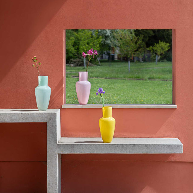 Garden Basic opaque vase - pink